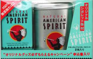 アメリカンスピリッツ　缶付き￥600　写真
